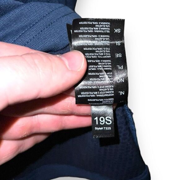 Navy Kühl Performance Shadow Polo Shirt Size M - Picture 6 of 9